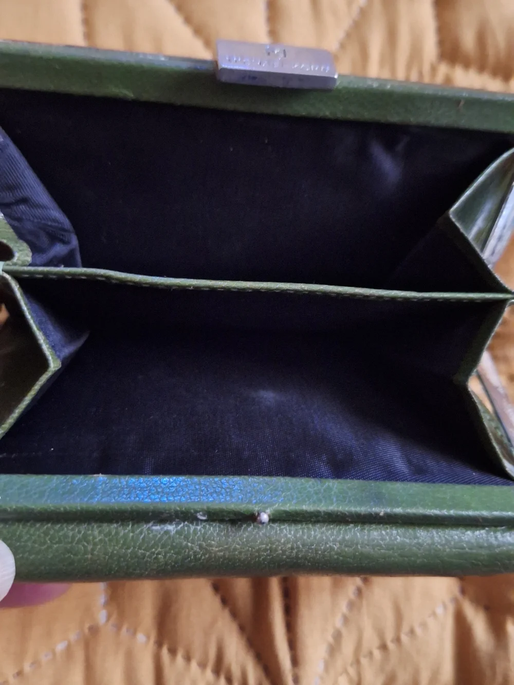 Michael Kors Olive Green Leather Wallet